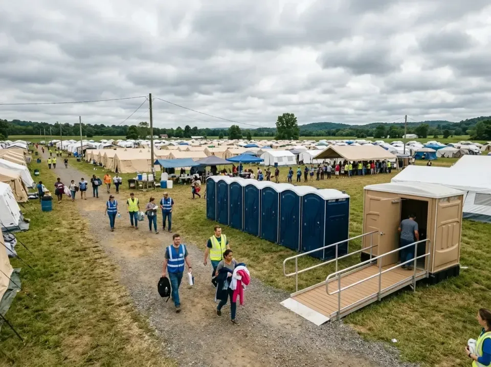 disaster-relief-camp-restrooms-010 — frequently asked questions, Dumpster & Portable Bathrooms Rental in Oronogo, MO